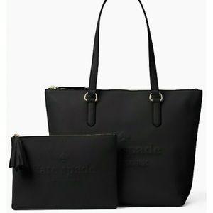Kate Spade Larchmont Penny Tote & Gia Pouch Bundle